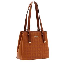 Bolsa de Ombro Feminina Chenson Marrom 3484959
