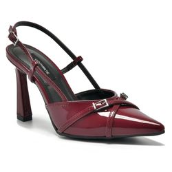 Scarpin Slingback Feminino Via Marte Bordô 221-008-02