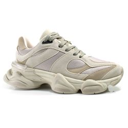 Tênis Casual Feminino Suzzara Bege 117-0672