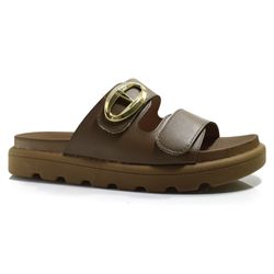 Sandália Flat Feminina Vizzano Marrom 6510.115.7286