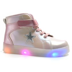 Tênis de LED Infantil Mini Sua Cia do 20 ao 27 Rosa 7057.00064