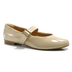 Sapatilha Mary Jane Feminina Cazzualen Bege 865026