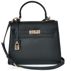 Bolsa de Mão Feminina Via Marte Preto B1-206-01