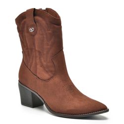 Bota Texana Feminina Via Marte Marrom 054-009-01