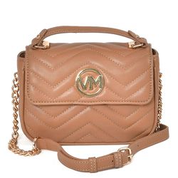 Bolsa Tiracolo Feminina Via Marte Marrom B2-602-01