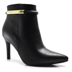 Bota de Cano Curto e Salto Alto Vizzano Preto 3049.250.23572