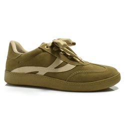 Tênis Casual Feminino Cazzualen Bege 69-1739-34