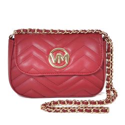 Bolsa Transversal Feminina Via Marte Bordô B2-604-01