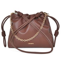 Bolsa Saco Feminina Via Marte Marrom B2-617-01