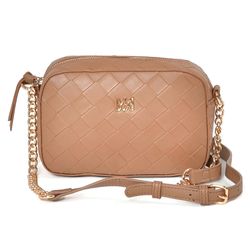 Bolsa Transversal Feminina Via Marte Bege B2-615-01