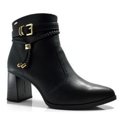 Ankle Boots com Salto Bloco Dakota Preto DA781