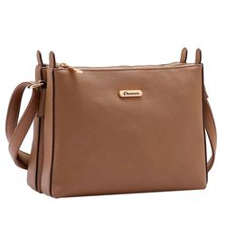 Bolsa Transversal Feminina Chenson Bege 3484924