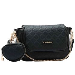 Bolsa Transversal Feminina Chenson Preto 3484981