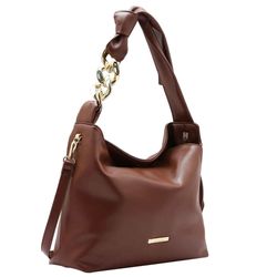 Bolsa de Ombro Feminina Chenson Marrom 3485058