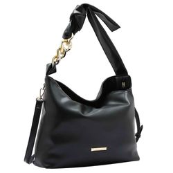 Bolsa de Ombro Feminina Chenson Preto 3485058