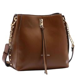 Bolsa Transversal Feminina Chenson Marrom 3485015