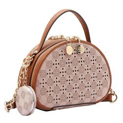 Bolsa Transversal Feminina Chenson Marrom 3485033