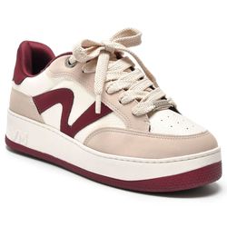 Tênis Casual Feminino Via Marte Creme 209-001-07