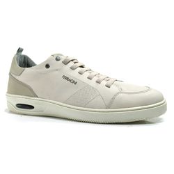 Sapatênis Masculino de Couro Ferracini Blady Creme 2631