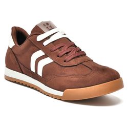 Tênis Casual Feminino Via Marte Marrom 237-001-01