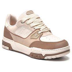 Tênis Casual Feminino Via Marte Bege 218-005-03