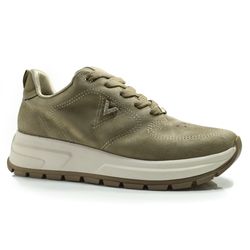 Tênis Casual Feminino Via Marte Marrom 242-002-02