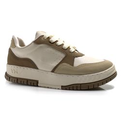 Tênis Casual Feminino Via Marte Creme 219-002-04