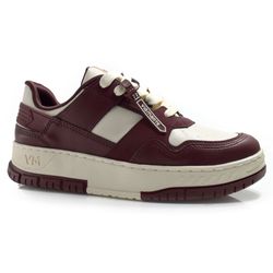 Tênis Casual Feminino Via Marte Bordô 219-003-05