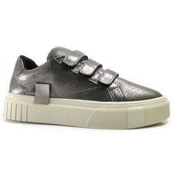 Tênis Casual Feminino Suzzara Prata 005.0023