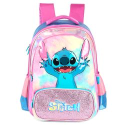 Mochila Infantil Stitch Luxcel Roxo IS42411SC