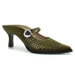 Mule de Salto Feminino Suzzara Verde 15700-03