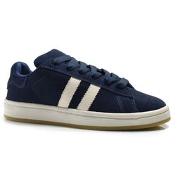 Tênis de Couro Feminino Suzzara Azul 66001