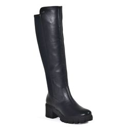 Bota de Cano Alto Feminina Via Marte Preto 001-003-01