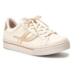 Tênis Casual Feminino Via Marte Creme 016-012-04