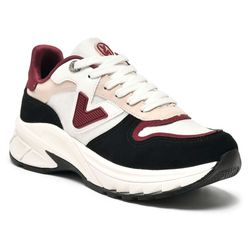 Tênis Casual Feminino Via Marte Bordô 240-005-01