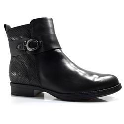 Bota de Couro e Cano Curto Bottero Preto 361708