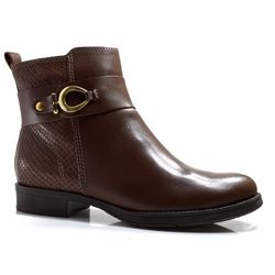 Bota de Couro e Cano Curto Bottero Marrom 361708