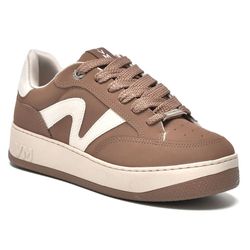 Tênis Casual Feminino Via Marte Bege 209-001-08