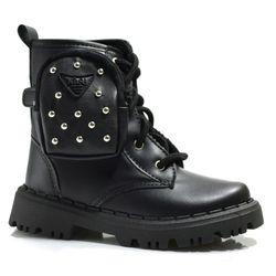 Coturno Infantil Nilqi do 28 ao 34 Preto 1650.03