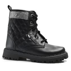 Coturno Infantil Nilqi do 28 ao 34 Preto 1650.09