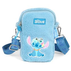 Bolsa Transversal Infantil Stitch Luxcel Azul BS76025SC
