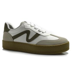 Tênis Casual Feminino Via Marte Branco 216-003-03