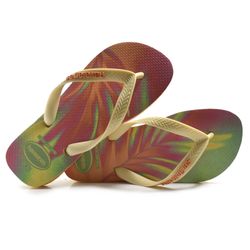 Chinelo Feminino Havaianas Top Fashion Amarelo 4137258