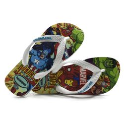 Chinelo Infantil Havaianas Top Marvel Branco 4148300