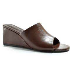 Tamanco Anabela Feminino Suzzara Marrom 807-634595-1