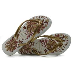 Chinelo Havaianas Slim Organic Branco 4132823