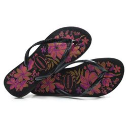 Chinelo Havaianas Slim Organic Preto 4132823