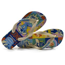 Chinelo Havaianas Top Warner Class Bege 4149890