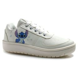 Tênis Infantil Stitch do 28 ao 35 Branco DST08DY