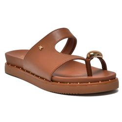 Sandália Flat Feminina Via Marte Marrom 169-022-01